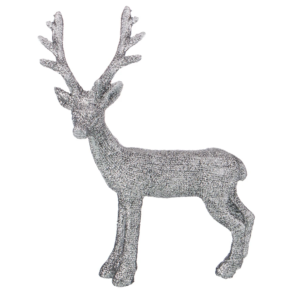 Deer Figurine Color Light Silver 10 6 14 5 cm Without Package