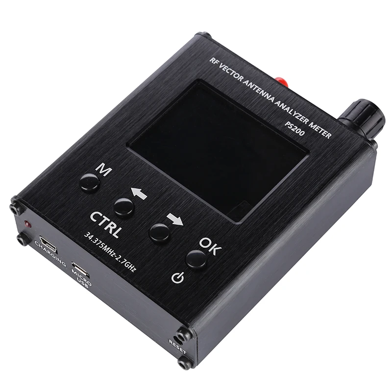 New PS100 137.5MHz 2.7GHZ PS200 34.375MHz 2.7GHZ UV RF Vector Impedance ANT SWR Antenna Analyzer N1201SA 3
