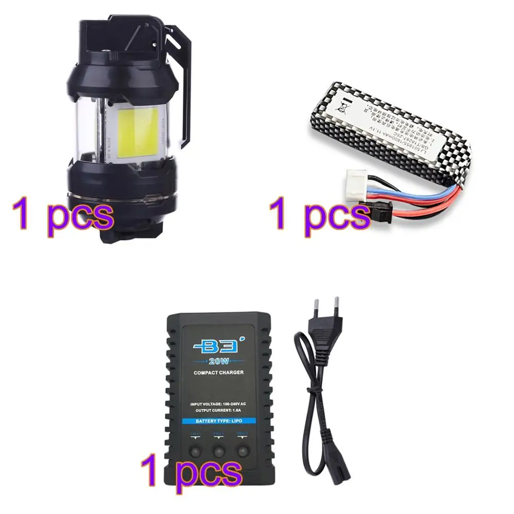 11,1 v 25c 1400mah полимерная батарея высокая скорость разряда литиевая батарея для водные гелевые бусинки бластер/T238 Водяные Шарики - Цвет: EU Fast Charger