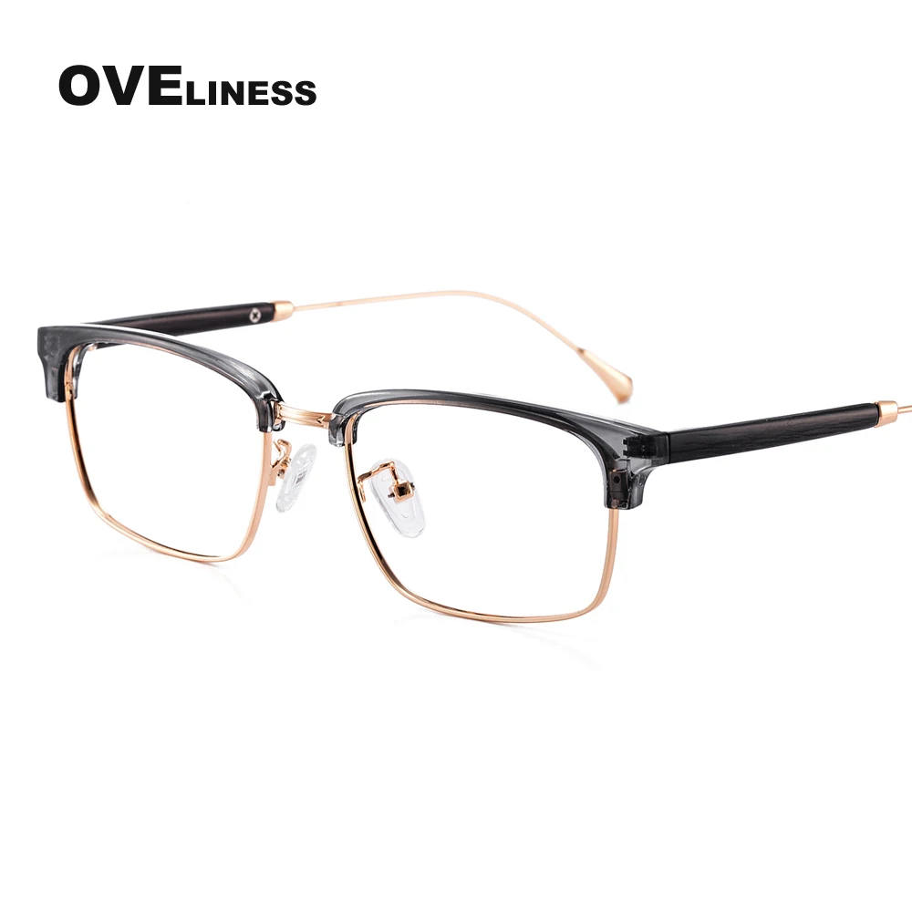 Пластиковые титановые оправы для очков, Женские оправы для очков, мужские оправы для очков, оптические оправы для близорукости по рецепту