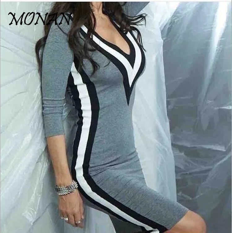 Мода 2019 женские платья с длинным рукавом черные белые вырезом лодочкой