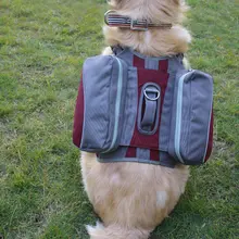 Открытый Собака седло рюкзак многофункциональный переноски сумки для пеших прогулок обучение PI669