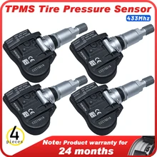 

4X Car TPMS Tire Pressure Sensors For JAGUAR S-Type 2005-2008 XJ Series 2010-2012 XK Series 2010 2011 2012 C2Z15016 433MHz