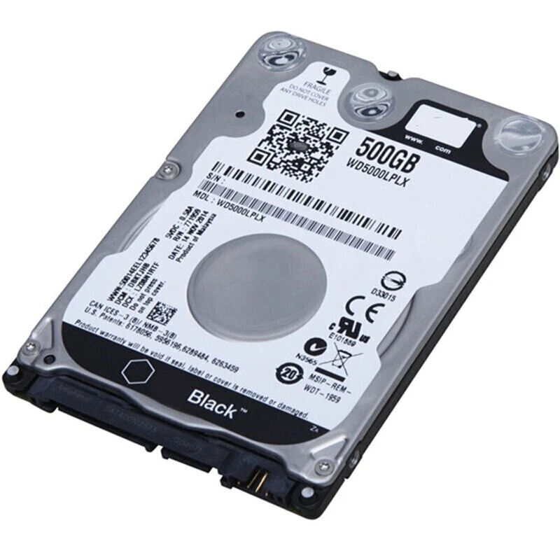 ο  HDD WD Black 500GB 2.5 SATA 6 ⰡƮ/ 32MB 7200RPM  ϵ ũ WD5000LPLX  Ʈ ϵ ̺