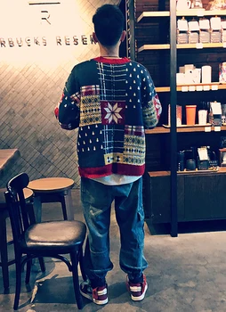

Unisex Jumpers Fine Knitted Sweater Pullover Crew Neck Casual Tops Hip Hop Retro Outdoor Autumn Winter for Men Women Youths