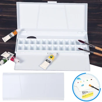 

Watercolor Paint Palette 24 Grid Professional Art Plastic Palette Art Supplies