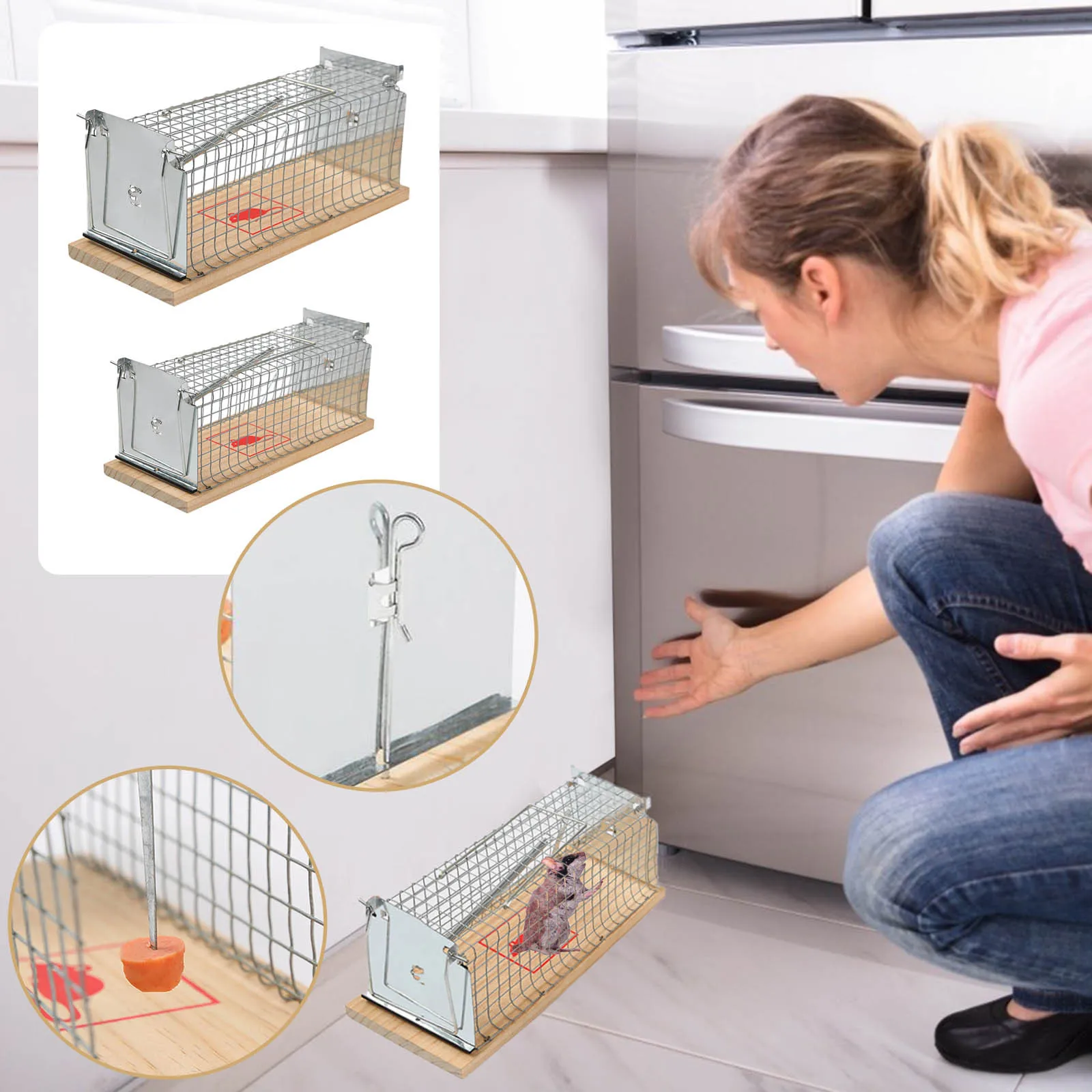 Household Continuous Mousetrap Large Space Automatic Rat Snake Trap