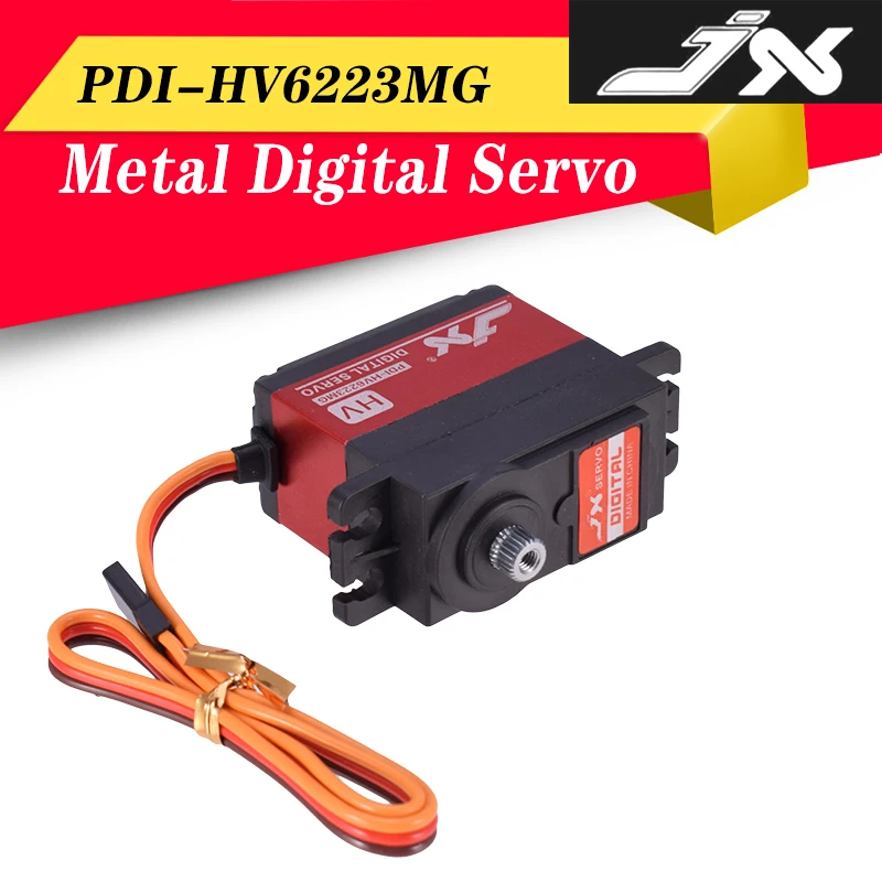 Jx Servo Pdi-Hv6223Mg 8.4V 23Kg 0.16 Sec Metal Gear Digital Servo Standard Per Rc Auto Robot Aereo Aereo Parti