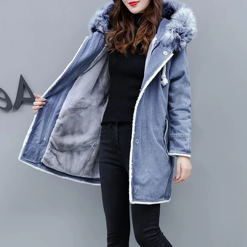 

Autumn & Winter New Style Korean-style Loose Cowboy Cotton-padded Clothes Students Cotton-padded Jacket Sub-Thick Women's Short