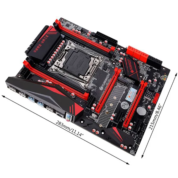 Материнская плата HUANANZHI X99 материнская с M.2 слотом NVMe для процессора Xeon E5 2676 V3 RAM