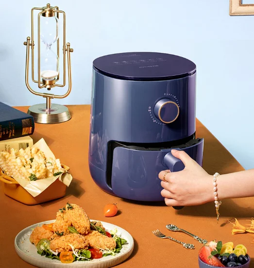 New smart home multi-function convenient single knob operation large capacity fast automatic oil-free air fryer J06
