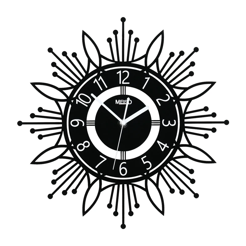 Silent Geometric 3D Wall Clock Modern Design Digital Hanging Clocks Living Room Acrylic Wall Watch Home Decor Free Shipping - Цвет: YanHua