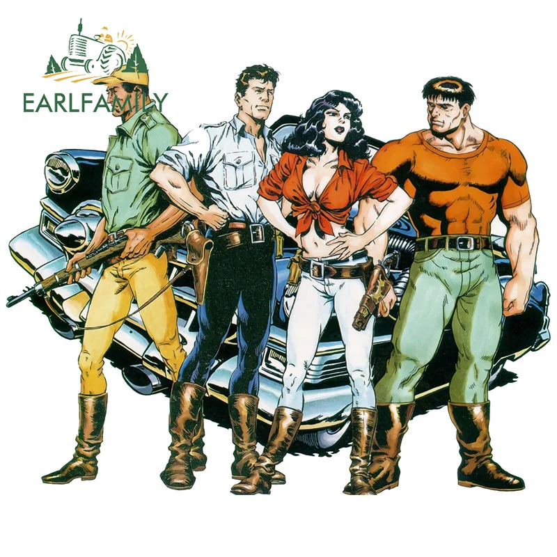 

EARLFAMILY 13 см x 10,3 см для динозавра Kombat автомобильные наклейки водонепроницаемые наклейки креативные JDM аксессуары для лобового стекла