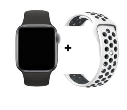 and Nk white black IWO 12 Смарт-часы Bluetooth 1:1 Series 5 gps Inteligente Pulseira для мужчин и женщин iwo11 умные часы для IOS Apple VS IWO 10 9 8 7 6 - Цвет: and Nk white black