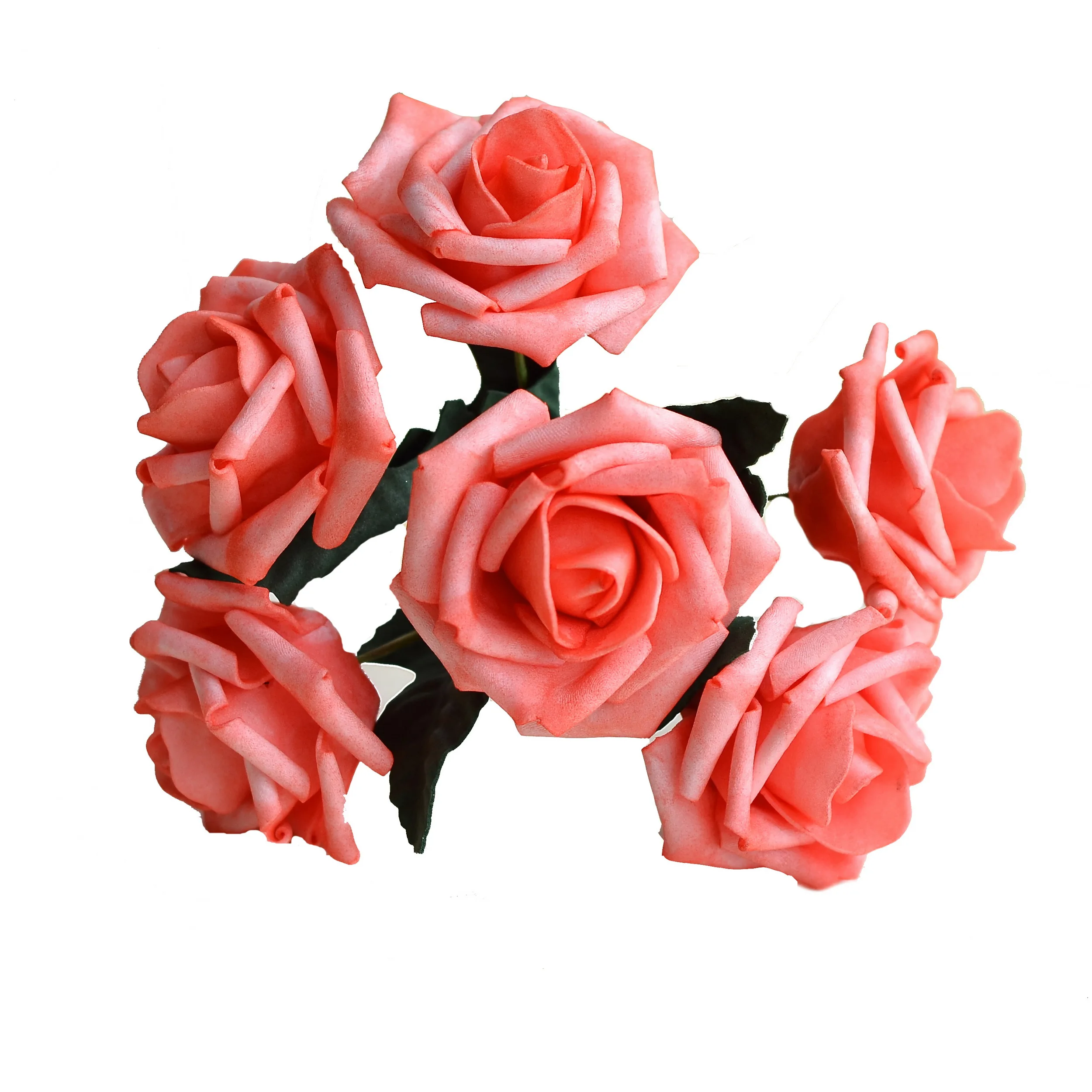 3189 8 De Réductionlivraison Gratuite Corail Fleurs Artificielles 72 Pièces Fleurs De Mariée Bouquet De Mariage à Fleurs Décor Décoratif Corail