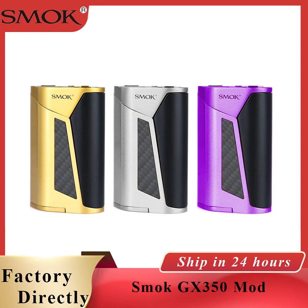 

Original SMOK GX350 Mod 350W TC Box Mod fit Smok Tfv8 Tank Power By 18650 Battery Box Mod Vs T-PRIV/ X-PRIV