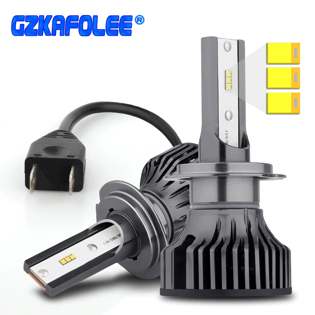 

ZES/6pcs/chip 12000LM H4 H7 LED H11 H8 H1 HB3 9005 9006 HB4 H9 Car Light Canbus Headlight Bulb 6000K/white 12V 24V Auto Lamp