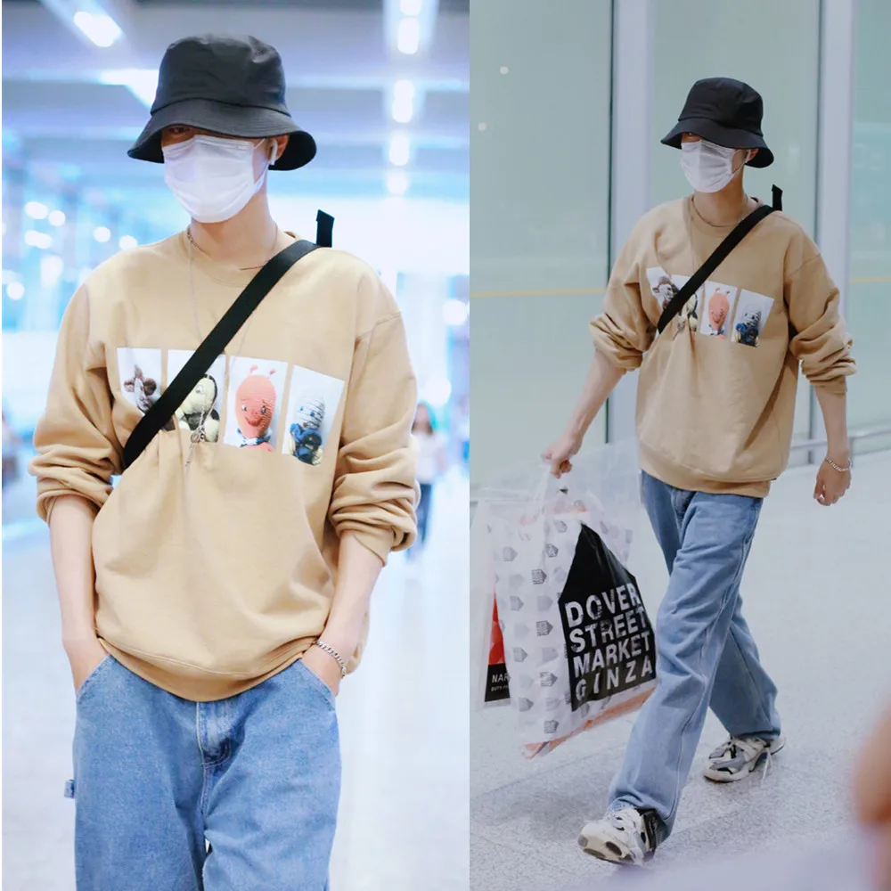  The Untamed Wei Wuxian Xiao Zhan Style Clothes Pullovers Sweatshirts Women Men Casual Loose Warm Pu