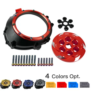 

CNC Motorcycle Racing Clutch Cover Kit Spring Retainer Pressure Plate Billet Alloy for BMW S1000RR S1000R S1000XR HP4