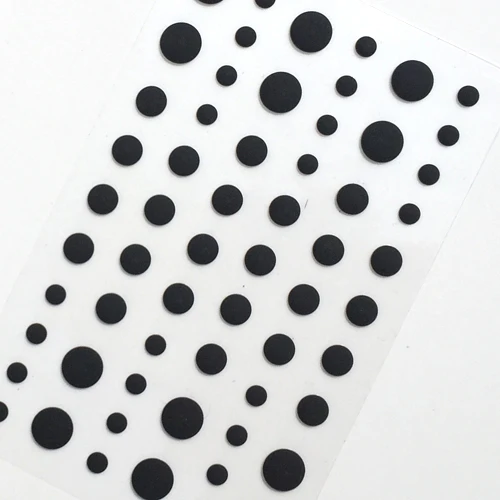 Round Assorted Size Self Adhesive Enamel Dots Sticker For Scrapbooking 