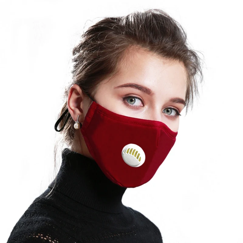 

Cotton PM2.5 Mouth Mask Unisex Anti Pollution Mouth Muffle Masks Dust Respirator Washable Reusable Masks