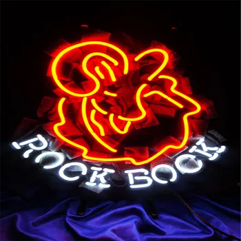 

Custom LOCK BOOK Glass Neon Light Sign Beer Bar