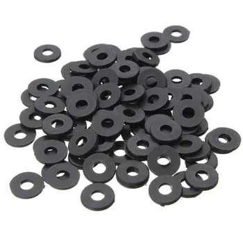 

M3 x 6mm x 1mm Nylon Flat Insulating Washers Gaskets Spacers Black 200PCS