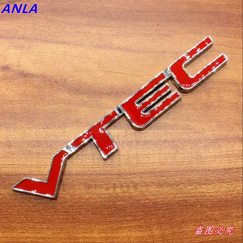 1 шт. VTEC Знак логотипа 3D наклейки на автомобиль металлические Стикеры наклейка