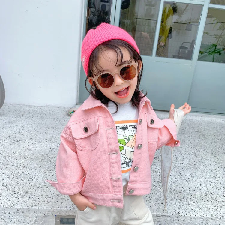 

Men And Women Baby Children 2020 Spring Clothing Short Embroidered Coat Western Style Childrenswear