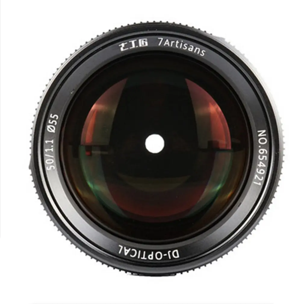 7 artisans 50mm F1.1 Prime Lens to All Single Series for Leica Metal Micro Cameras Accessories E-Mount Manual Focus