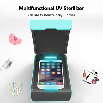 

UV Disinfection Sanitizer UV Sterilizer Box with Aroma Difffuser for Phone Mask Safety Hygiene Good Sealing Performance