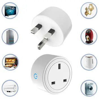 

Smart Plug WiFi Socket EU/US WiFi Wireless Remote Control Tuya SmartLife Socket Adaptor Work With APP Alexa Google Assistant