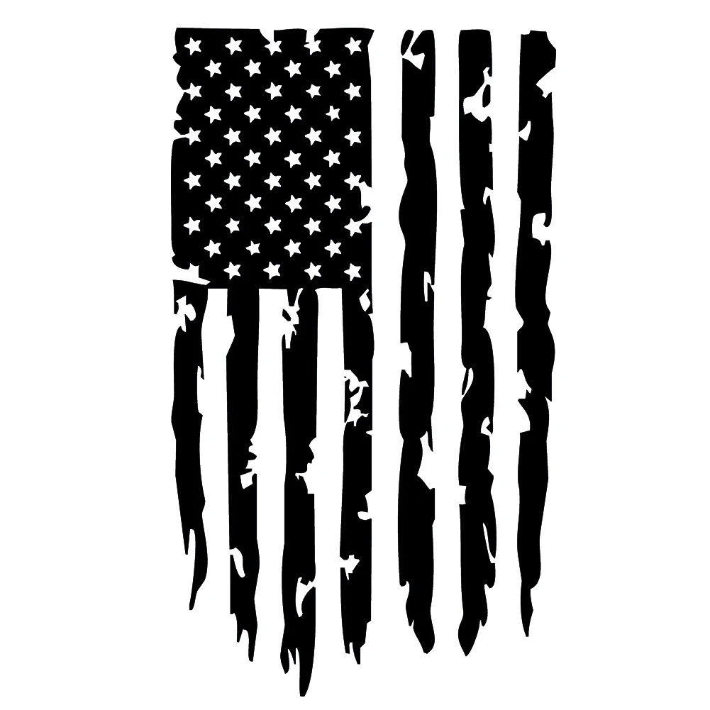 American Usa Flag Truck Tailgate Vinyl Decal Car Sticker Compatible
