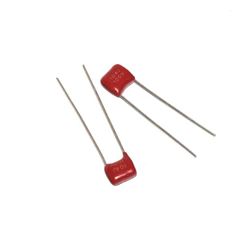 20 шт. 100V104J шаг 5 мм 100NF 0 1 мкФ 100V 104 CBB полипропиленовый пленочный конденсатор |