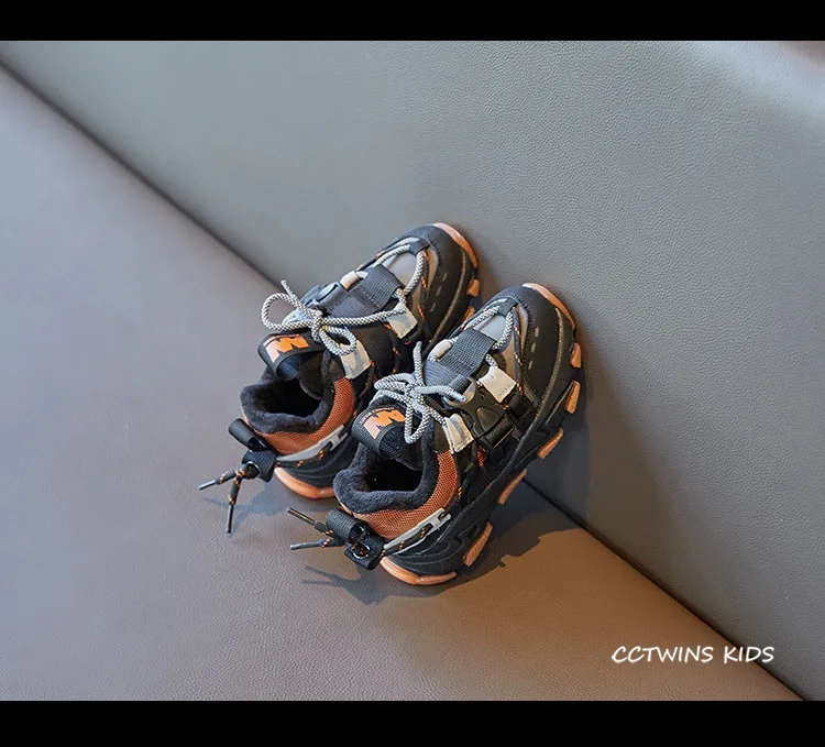 CCTWINS/детская обувь; коллекция года; зимняя детская обувь из натуральной кожи; Брендовые спортивные кроссовки для маленьких мальчиков; повседневные кроссовки для девочек; FS3135