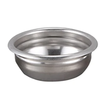 

58mm Reusable Filter Basket Stainless Steel Double Doses Filter Cup Coffee Machine Filter Basket Bottomless Filter