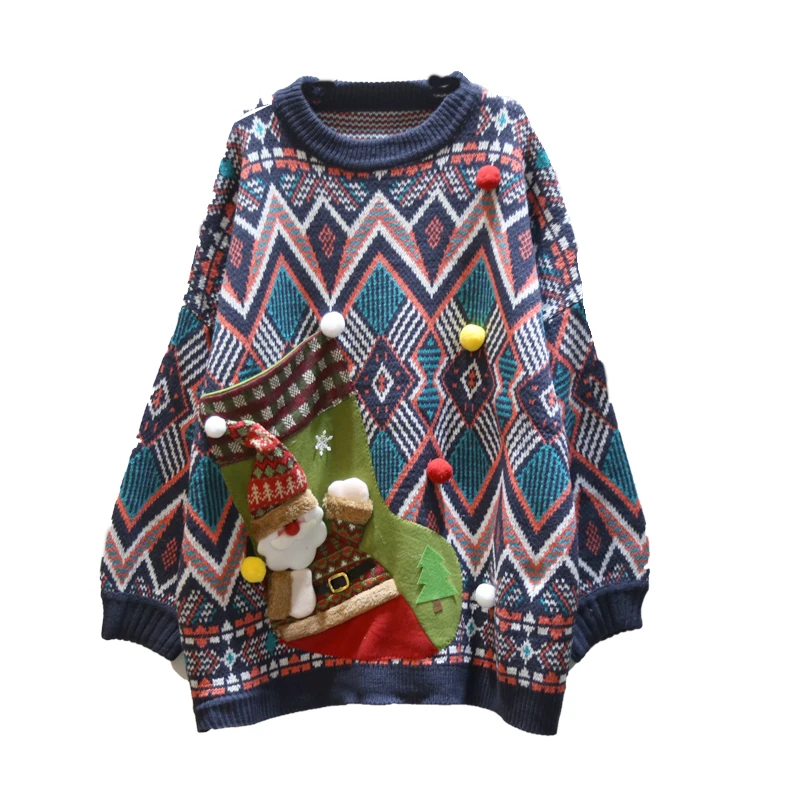 SuperAen Winter New Korean Style Pullovers Sweaters Women Casual Wild Casual Ladies Sweaters Loose Pluz Size Tops Female