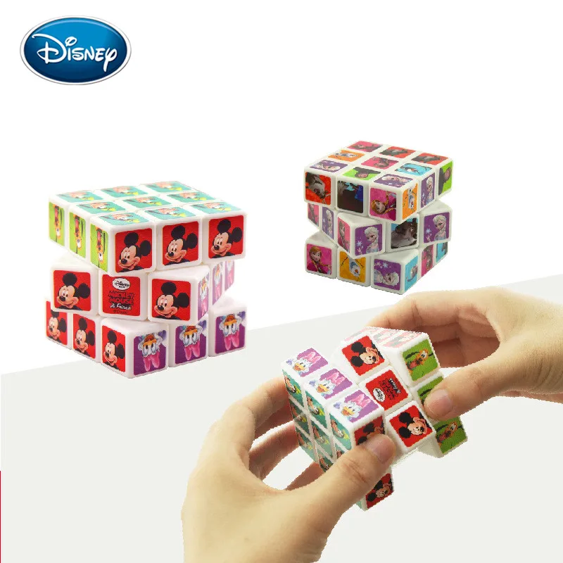 

Disney Toys Puzzle Cube Mickey Ice Romance Third-Oriented Cube Child Early Learning Intelligence Development Educational Toys