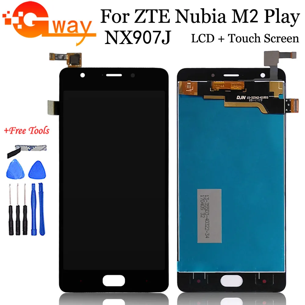 

5.5" For ZTE Nubia M2 Play LCD NX907J LCD Display Screen+Touch Screen Digitizer Assembly Replacement For M2play LCD+Tools