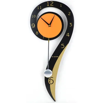 

Wall clock modern design Creativity Wood Wall clock Living Room Digital wall clocks Best selling products Europe Glass