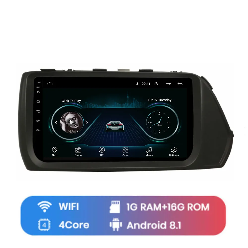 " 4G LTE Android 8,1 для hyundai Accent Reina Verna sedan Мультимедиа стерео автомобильный dvd-плеер навигация gps радио - Цвет: WIFI (1G 16G)