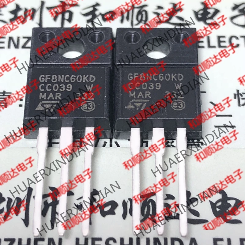 20 шт./лот GF8NC60KD STGF8NC60KD TO-220F IBGT 600V 8A