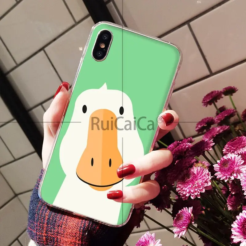 Super cute cartoon duck goose