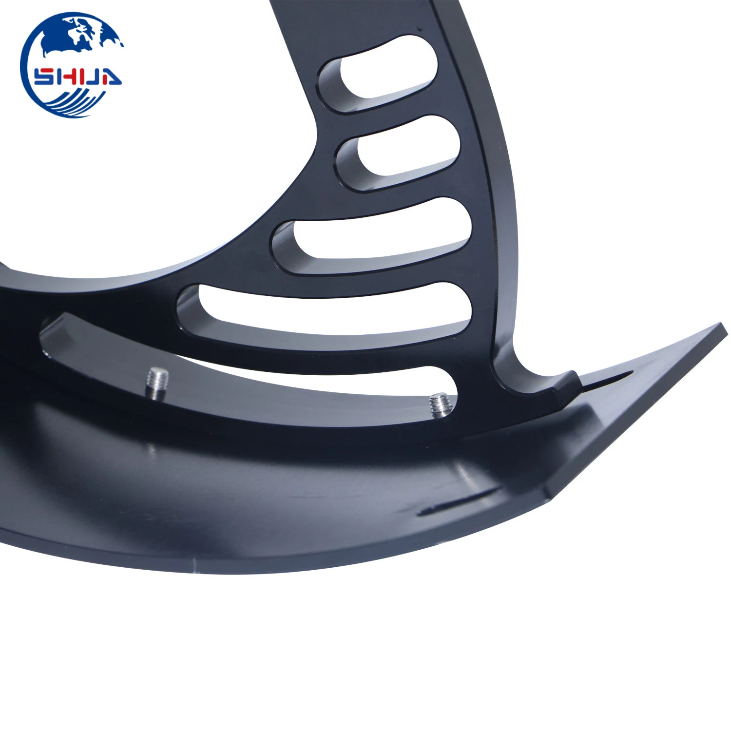 ЧЕРНЫЙ Боковое крепление номерной знак изогнутые кронштейн хвост светильник 1