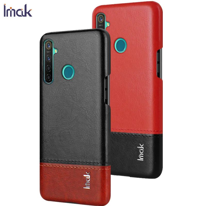Imak Ruiyi серия легкий роскошный кожаный чехол для Realme5 Pro/Realme Q чехол тонкий лаконичный высококачественный чехол для ПК