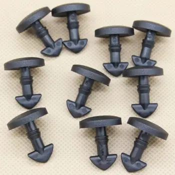 

10* Car Rear Bumper-Tow Bracket Cover Clips Nylon Set Kit For Range Rover Sport