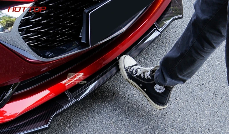 PP автомобильный передний нижний бампер для губ сплиттер для Mazda 3 axela