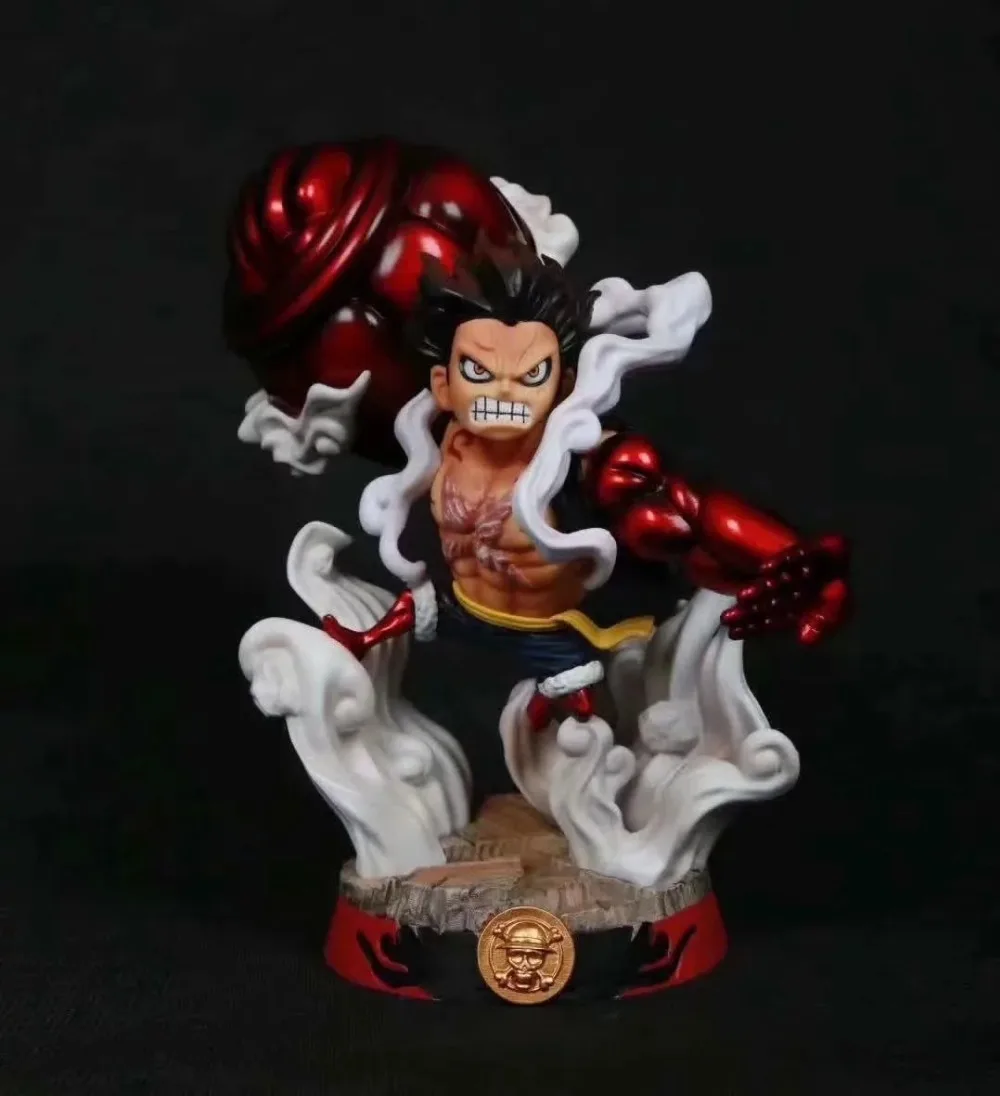 Аниме one piece Monkey D Luffy GEAR Fourth 4 KONG GUN Ver. GK статуя ПВХ фигурка Коллекционная модель детские игрушки кукла подарок