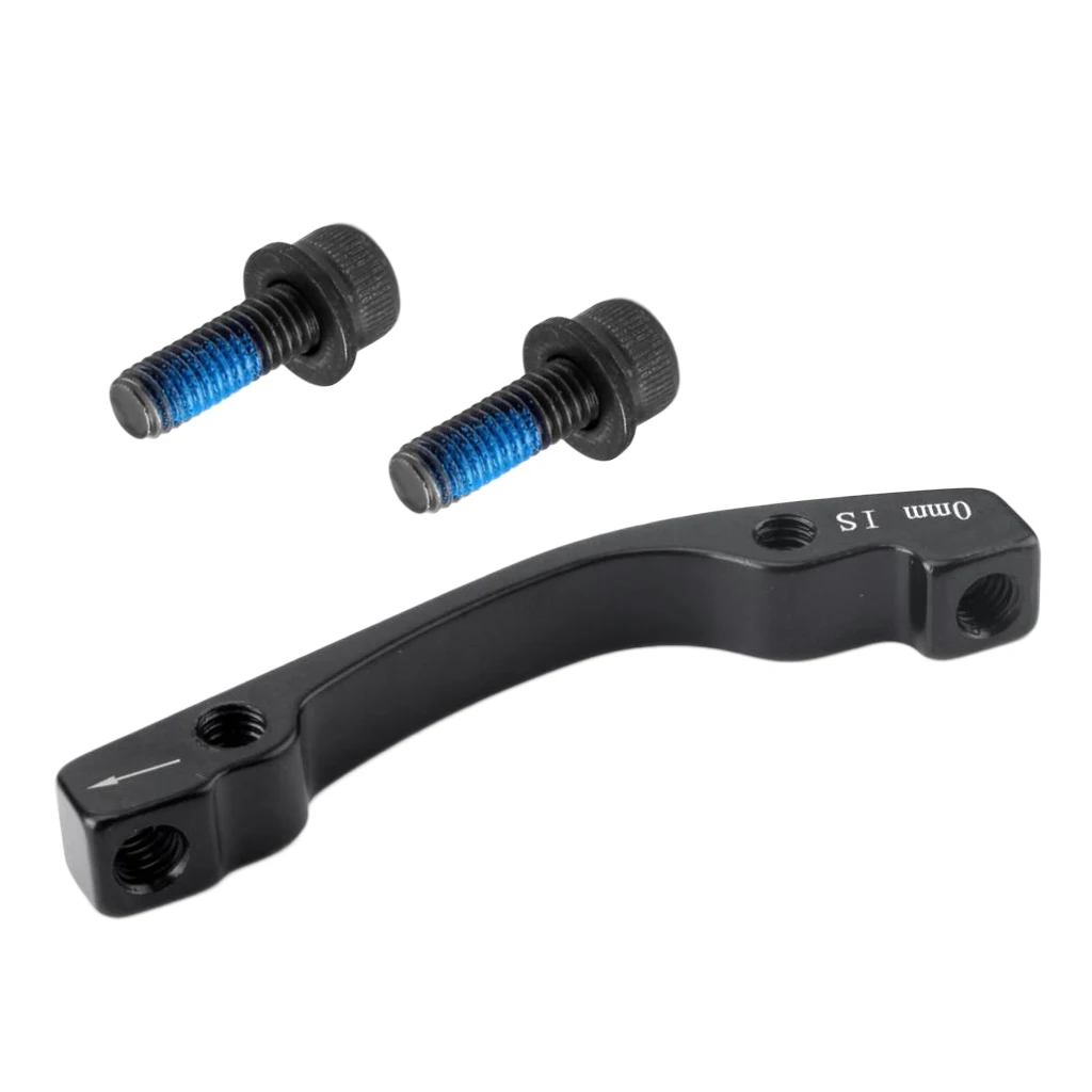 Aluminum Disc Brake Caliper Mount Adapter - Front - Fork 160mm Frame 140mm ( With Mounting Bolts)