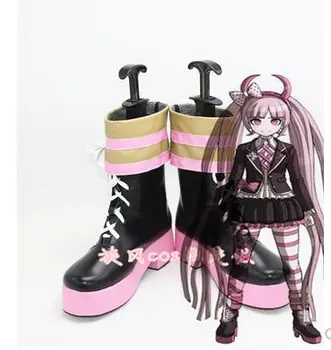 

Dangan Ronpa Kotoko Utsugi Cosplay Shoes Boots For Adult Women's Halloween Party Cosplay Boots Custom Made